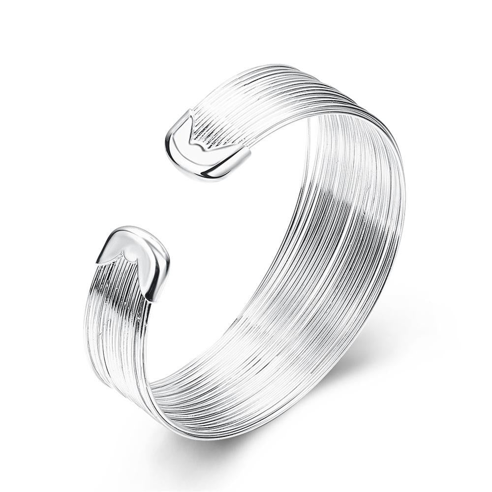 Stacked Line in 18K White Gold Plated