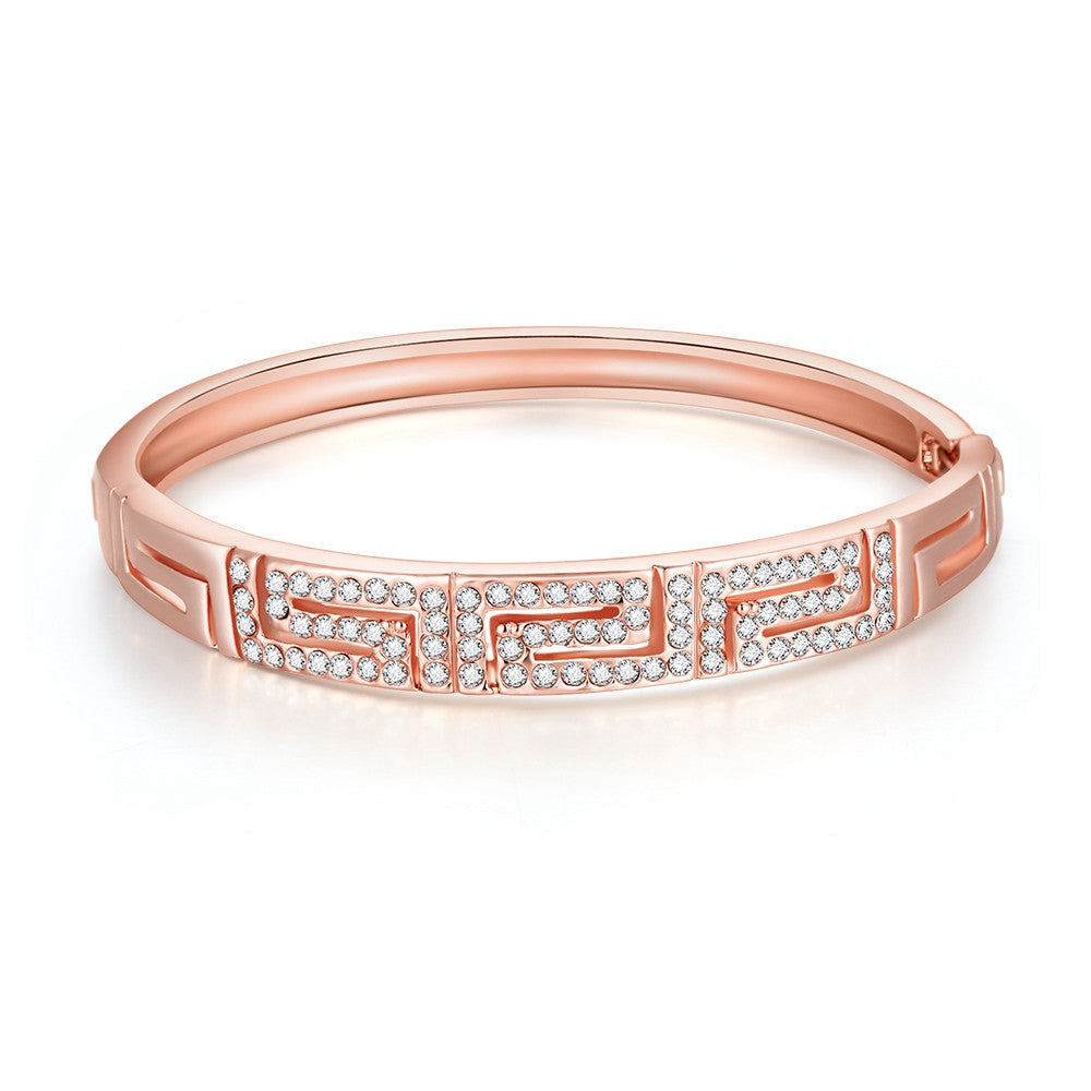 18K Rose Gold Maze Bracelet