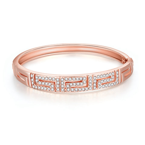 18K Rose Gold Maze Bracelet