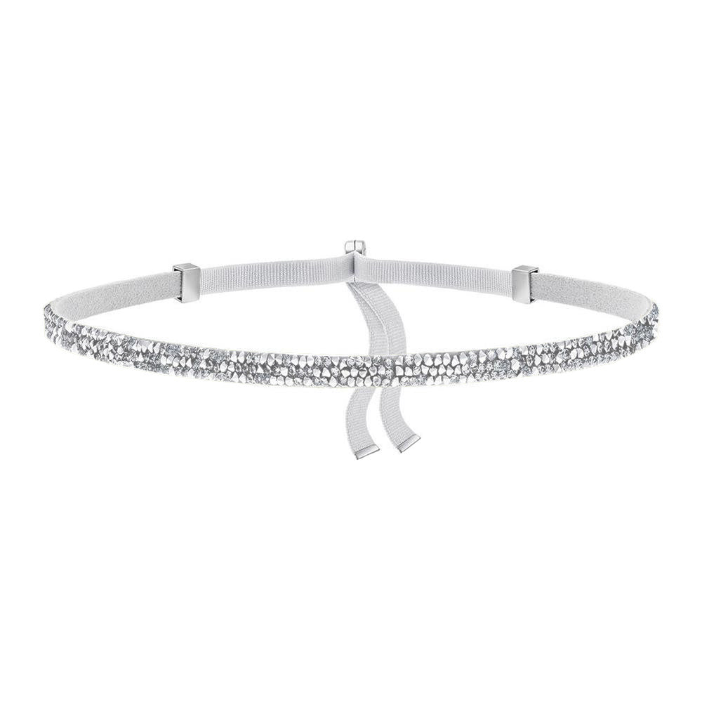 Made with Swarovski Crystal Choker Necklace - White