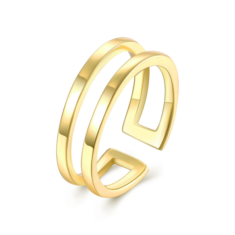 18K Gold Filled Adjustable Ring