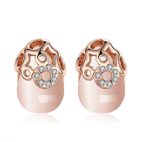 Ceramic Glass Gold Plate Studs