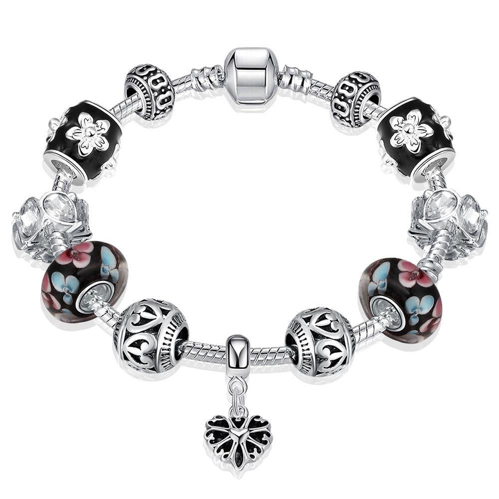 Flower Petals Bracelet Made with Swarovski Elements