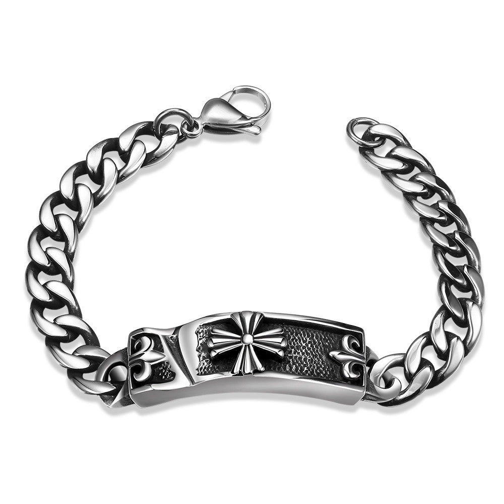 Celtic Inspired Stainless Steel Bracelet