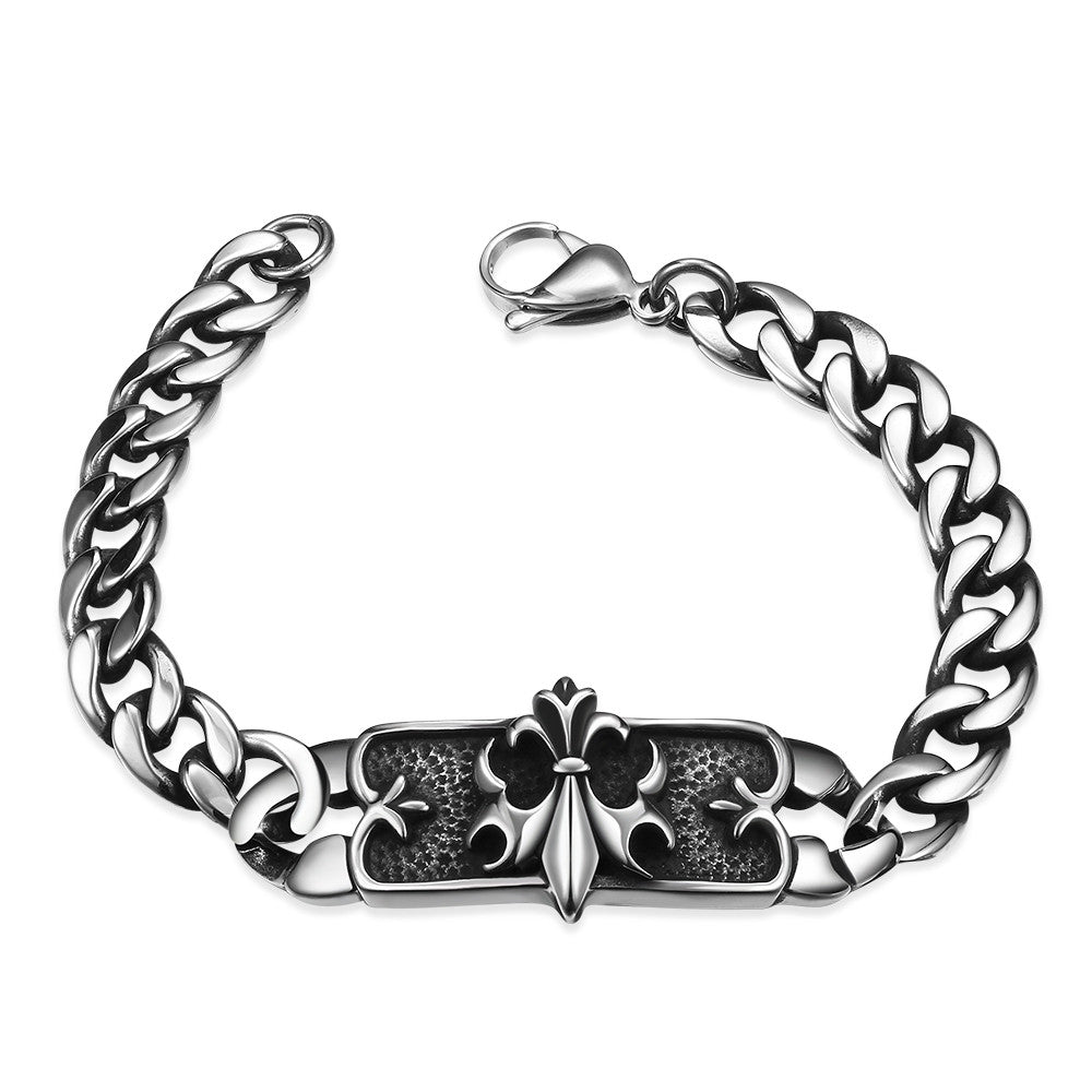 Ancient Roman Emblem Stainless Steel Bracelet