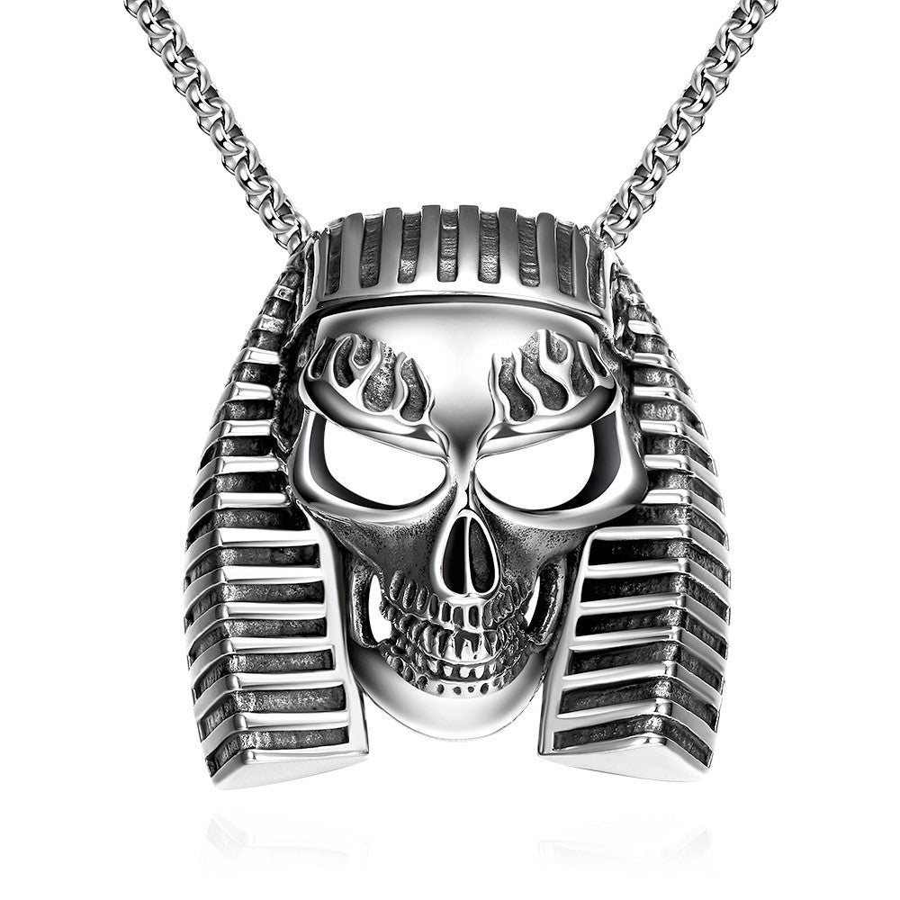 Pharaoh's Emblem Stainless Steel Necklace