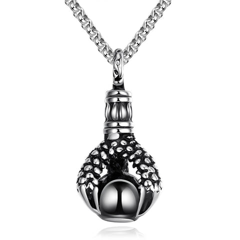 Thick Emblem Stainless Steel Necklace